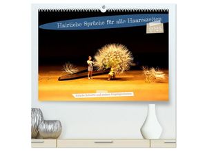 9783383953811 - Hairliche Sprüche für alle Haareszeiten (hochwertiger Premium Wandkalender 2025 DIN A2 quer) Kunstdruck in Hochglanz