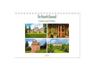 9783383954337 - Schottland - Castles und Whisky (Tischkalender 2025 DIN A5 quer) CALVENDO Monatskalender