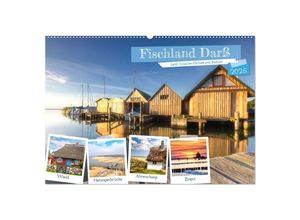 9783383954443 - Fischland Darß Land zwischen Ostsee und Bodden (Wandkalender 2025 DIN A2 quer) CALVENDO Monatskalender