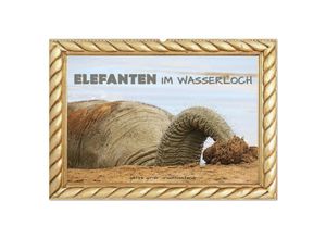 9783383954511 - Elefanten im Wasserloch (Wandkalender 2025 DIN A2 quer) CALVENDO Monatskalender