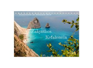 9783383954771 - Zakynthos und Kefalonia Trauminseln im Ionischen Meer (Tischkalender 2025 DIN A5 quer) CALVENDO Monatskalender