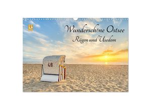 9783383954795 - Wunderschöne Ostsee Rügen und Usedom (Wandkalender 2025 DIN A3 quer) CALVENDO Monatskalender