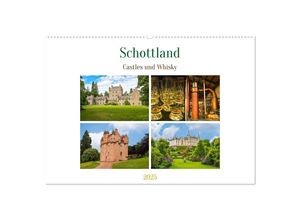 9783383954801 - Schottland - Castles und Whisky (Wandkalender 2025 DIN A2 quer) CALVENDO Monatskalender