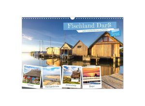 9783383954825 - Fischland Darß Land zwischen Ostsee und Bodden (Wandkalender 2025 DIN A3 quer) CALVENDO Monatskalender