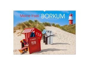 9783383955099 - Meine Insel Borkum (Wandkalender 2025 DIN A2 quer) CALVENDO Monatskalender