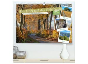 9783383955839 - Die Eifel und das Hohe Venn (hochwertiger Premium Wandkalender 2025 DIN A2 quer) Kunstdruck in Hochglanz