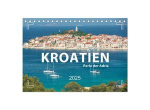 9783383956850 - KROATIEN - Perle der Adria (Tischkalender 2025 DIN A5 quer) CALVENDO Monatskalender