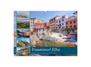 9783383956881 - Trauminsel Elba Mediterranes Paradies für Romantiker (Wandkalender 2025 DIN A2 quer) CALVENDO Monatskalender