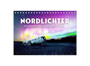 9783383957376 - Nordlichter - ein beeindruckendes Schauspiel (Tischkalender 2025 DIN A5 quer) CALVENDO Monatskalender