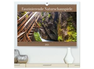 9783383959226 - Faszinierende Naturschauspiele - imposante Klamm und Wasserfall Fotografie (hochwertiger Premium Wandkalender 2025 DIN A2 quer) Kunstdruck in Hochgla