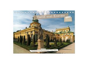 9783383959295 - Zwölf mal Europa (Tischkalender 2025 DIN A5 quer) CALVENDO Monatskalender