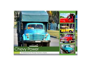 9783383959394 - CHEVY POWER - Amerikanische Pickup Trucks in Kuba (Wandkalender 2025 DIN A2 quer) CALVENDO Monatskalender