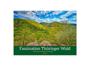 9783383959530 - Faszination Thüringer Wald (Wandkalender 2025 DIN A2 quer) CALVENDO Monatskalender