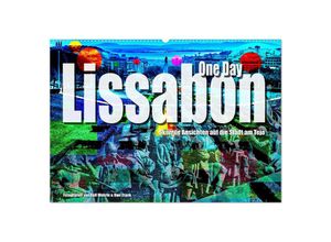 9783383959561 - Lissabon One Day (Wandkalender 2025 DIN A2 quer) CALVENDO Monatskalender