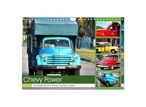 9783383959967 - CHEVY POWER - Amerikanische Pickup Trucks in Kuba (Wandkalender 2025 DIN A4 quer) CALVENDO Monatskalender