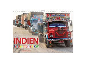 9783383960918 - Indien Farbenfrohe LKW (Wandkalender 2025 DIN A4 quer) CALVENDO Monatskalender