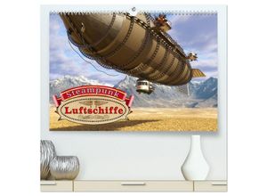 9783383961557 - Steampunk Luftschiffe (hochwertiger Premium Wandkalender 2025 DIN A2 quer) Kunstdruck in Hochglanz