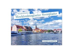 9783383961670 - Wunderschöne Mecklenburgische Seenplatte (Wandkalender 2025 DIN A3 quer) CALVENDO Monatskalender