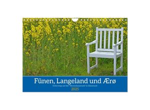 9783383963452 - Fünen Langeland und Ærø - Unterwegs auf der Herrenhausroute in Dänemark (Wandkalender 2025 DIN A4 quer) CALVENDO Monatskalender