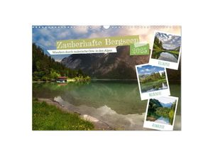 9783383963742 - Zauberhafte Bergseen (Wandkalender 2025 DIN A3 quer) CALVENDO Monatskalender