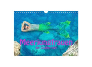 9783383963834 - Meerjungfrauen - der Zauber lebt (Wandkalender 2025 DIN A4 quer) CALVENDO Monatskalender