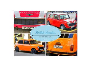 9783383963858 - British Beauties - Der MINI 1000 in Kuba (Wandkalender 2025 DIN A4 quer) CALVENDO Monatskalender