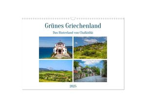 9783383965630 - Grünes Griechenland (Wandkalender 2025 DIN A3 quer) CALVENDO Monatskalender