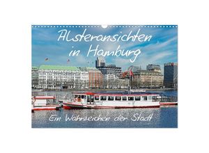 9783383965913 - Alsteransichten in Hamburg (Wandkalender 2025 DIN A3 quer) CALVENDO Monatskalender