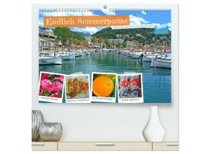 9783383967344 - Endlich Sommerpause - Ein ganzer Juni in Mallorcas Port de Sóller (hochwertiger Premium Wandkalender 2025 DIN A2 quer) Kunstdruck in Hochglanz