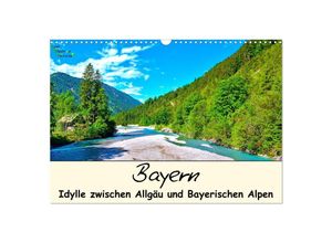 9783383967368 - Bayern - Idylle zwischen Allgäu und Bayerischen Alpen (Wandkalender 2025 DIN A3 quer) CALVENDO Monatskalender