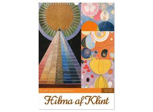 9783383967597 - Hilma af Klint - Ein Jahr voller mystischer Kunst (Wandkalender 2025 DIN A3 hoch) CALVENDO Monatskalender