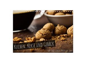 9783383967917 - Kuchen Kekse und Gebäck - süß und lecker durch das Jahr (Wandkalender 2025 DIN A4 quer) CALVENDO Monatskalender