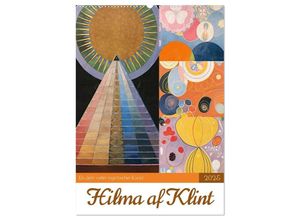 9783383968020 - Hilma af Klint - Ein Jahr voller mystischer Kunst (Wandkalender 2025 DIN A2 hoch) CALVENDO Monatskalender