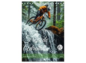 9783383969096 - Freeride Adrenalin (Tischkalender 2025 DIN A5 hoch) CALVENDO Monatskalender