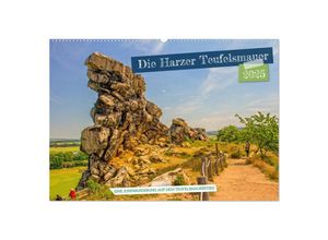 9783383969942 - Die Harzer Teufelsmauer - Eine Juniwanderung auf dem Teufelsmauerstieg (Wandkalender 2025 DIN A2 quer) CALVENDO Monatskalender