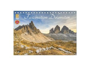 9783383970030 - Faszination Dolomiten (Tischkalender 2025 DIN A5 quer) CALVENDO Monatskalender