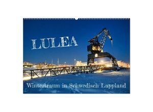 9783383971860 - Lulea - Wintertraum in Schwedisch Lappland (Wandkalender 2025 DIN A2 quer) CALVENDO Monatskalender