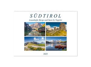 9783383974229 - Südtirol traumhafte Berge und Seen by VogtArt (Wandkalender 2025 DIN A2 quer) CALVENDO Monatskalender