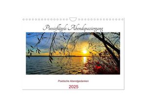 9783383974250 - Poesieflügels Abendspaziergang (Wandkalender 2025 DIN A4 quer) CALVENDO Monatskalender