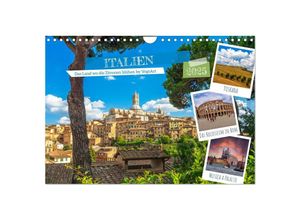 9783383974540 - Italien das Land wo die Zitronen blühen by VogtArt (Wandkalender 2025 DIN A4 quer) CALVENDO Monatskalender