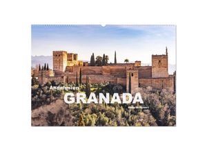 9783383975639 - Andalusien - Granada (Wandkalender 2025 DIN A2 quer) CALVENDO Monatskalender