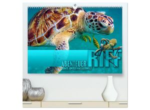 9783383976551 - Abenteuer Riff - bunte Unterwasserwelt (hochwertiger Premium Wandkalender 2025 DIN A2 quer) Kunstdruck in Hochglanz