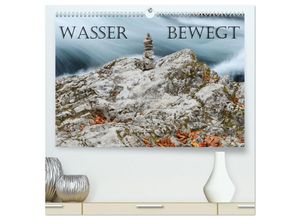 9783383976698 - Wasser bewegt - Wasserfälle und Stromschnellen (hochwertiger Premium Wandkalender 2025 DIN A2 quer) Kunstdruck in Hochglanz