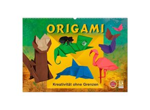 9783383977626 - ORIGAMI - Kreativität ohne Grenzen (Wandkalender 2025 DIN A2 quer) CALVENDO Monatskalender