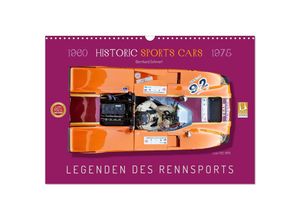 9783383978708 - Legenden des Rennsports Historic Sports Cars 1960-1975 (Wandkalender 2025 DIN A3 quer) CALVENDO Monatskalender