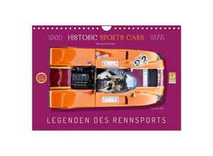 9783383978999 - Legenden des Rennsports Historic Sports Cars 1960-1975 (Wandkalender 2025 DIN A4 quer) CALVENDO Monatskalender