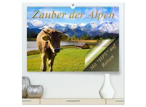 9783383979033 - Zauber der Alpen (hochwertiger Premium Wandkalender 2025 DIN A2 quer) Kunstdruck in Hochglanz