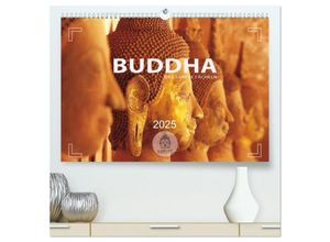 9783383980084 - BUDDHA - Ein sanftes Lächeln (hochwertiger Premium Wandkalender 2025 DIN A2 quer) Kunstdruck in Hochglanz