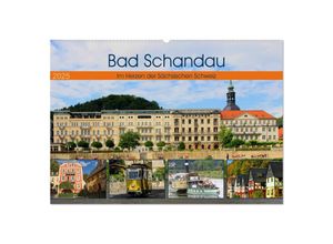 9783383980213 - Bad Schandau - Im Herzen der Sächsischen Schweiz (Wandkalender 2025 DIN A2 quer) CALVENDO Monatskalender