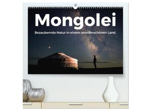 9783383980978 - Mongolei - Bezaubernde Natur in einem wunderschönen Land (hochwertiger Premium Wandkalender 2025 DIN A2 quer) Kunstdruck in Hochglanz